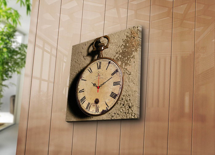 Wallity Reloj de pared decorativo de lienzo 4545CS-1 Multicolor Wallity Reloj de pared decorativo de lienzo 4545CS-1 Multicolor